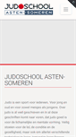 Mobile Screenshot of judoschoolastensomeren.nl