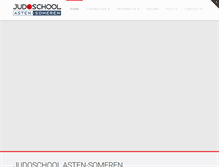 Tablet Screenshot of judoschoolastensomeren.nl